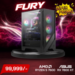 LUNATIC FURY – Ryzen 5 7600 + RX 7800 XT (Next-Gen Gamer)