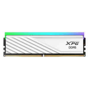 Adata XPG Lancer Blade RGB Series 16GB (16GBx1) DDR5 6000MHz Desktop Ram (White)