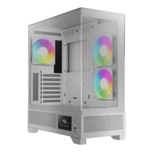 Gamdias Atlas M1 White ARGB Mid Tower ATX Case