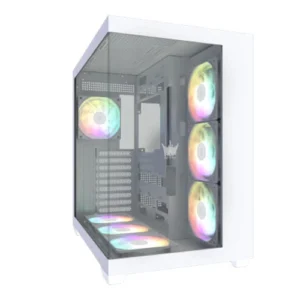 GALAX HOF Allsynq White ARGB ATX Mid Tower Case