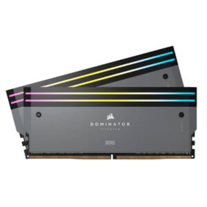 Corsair Dominator Titanium RGB 64GB (32GBx2) DDR5 6600MHz Ram(Grey)