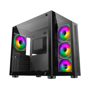 Ant Esports Crystal ARGB E-ATX Mid Tower Case
