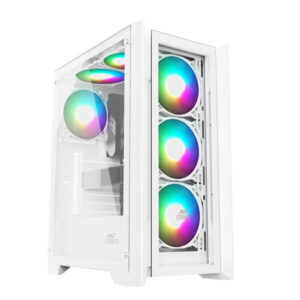 Ant Esports ICE-170TG (ATX) Mid Tower Cabinet (White)
